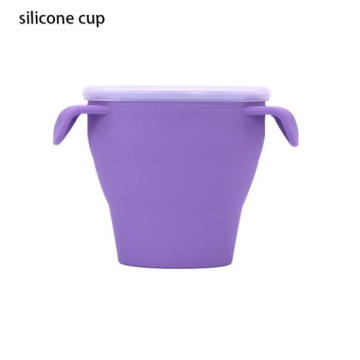 Tasse d&#39;apprentissage pour bébé en silicone de qualité alimentaire